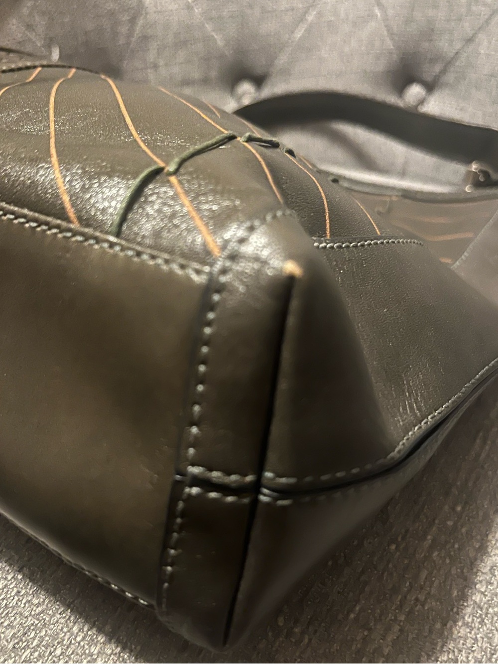 Cole Haan Huarache Leather Handbag-Vintage - Picture 10 of 11